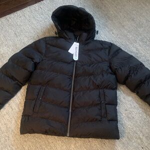 32 Degrees Men's Black Puffer Jacket